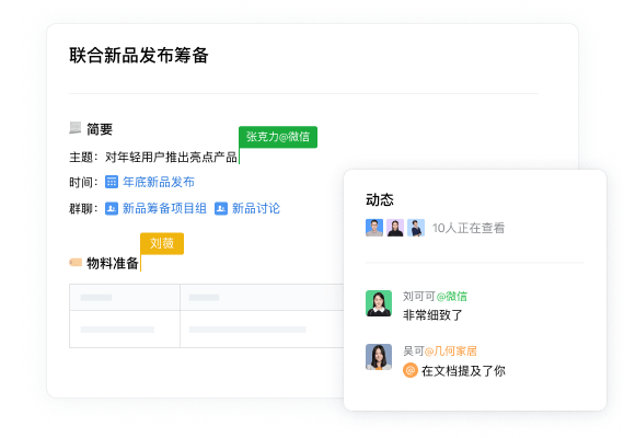 文档展示